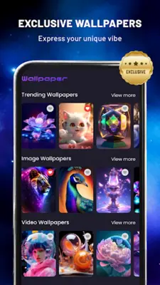 3D Wallpapers android App screenshot 4